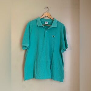 Lacoste Turquoise Short Sleeve Polo